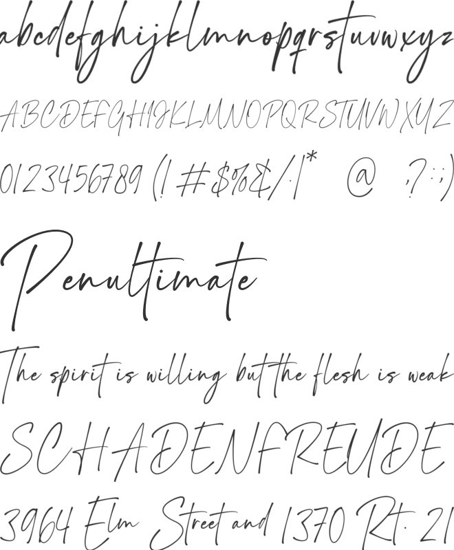 Gettisay font preview