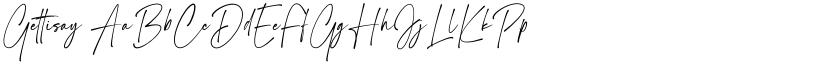 Gettisay font