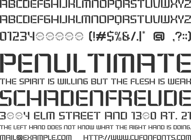 Roxta font preview