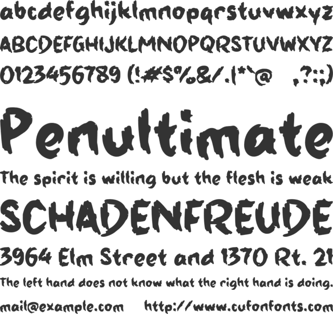 Watashiwa font preview