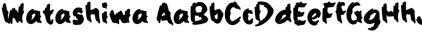 Watashiwa font