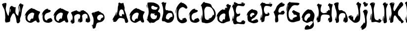 Wacamp font