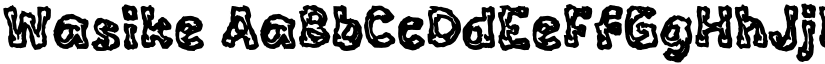 Wasike font