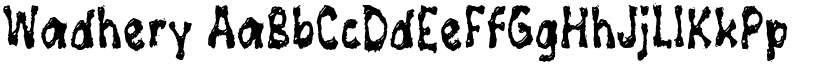 Wadhery font