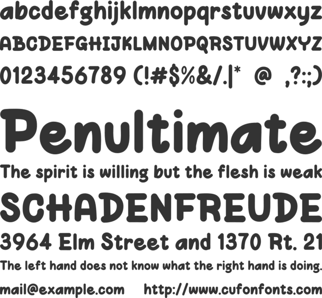 Awal Mondok font preview