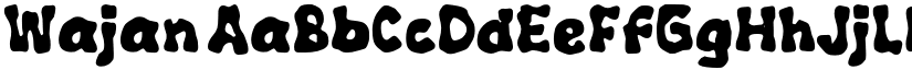 Wajan font