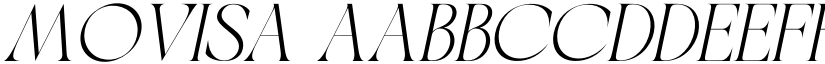 Movisa font