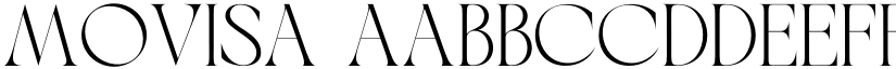 Movisa font