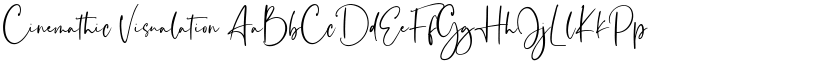 Cinemathic Visualation font