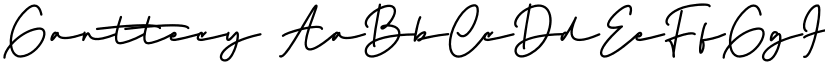 Ganttecy font