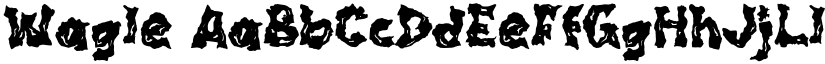 Wagle font