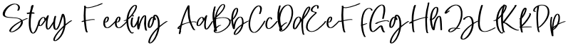 Stay Feeling font