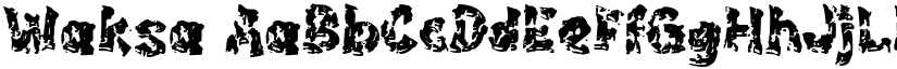Waksa font