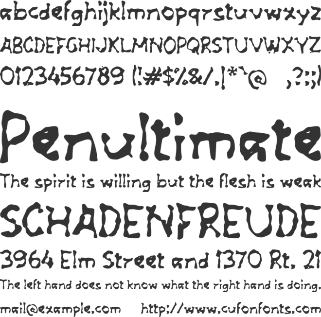 Wadikit font preview