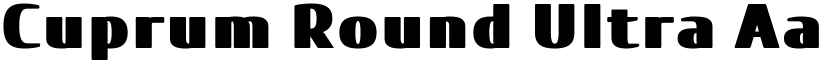 Cuprum Round Ultra font