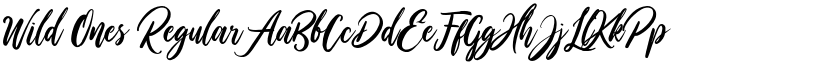 Wild Ones Regular font