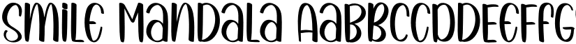 Smile Mandala font
