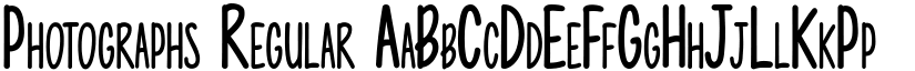 Photographs Regular font