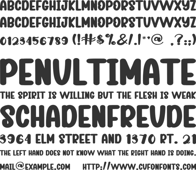 Fairy Font font preview