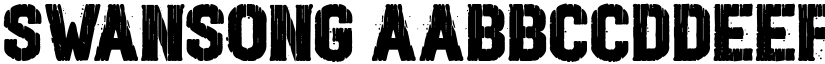 Swansong font