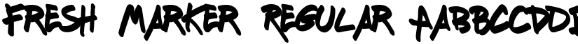 Fresh Marker Regular font