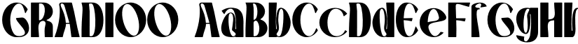 GRADIOO font