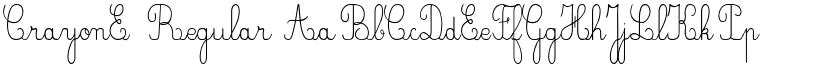 CrayonE Regular font