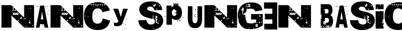 Nancy Spungen Basic font