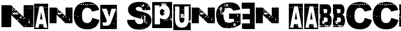 Nancy Spungen font