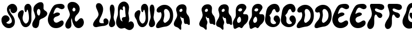 Super Liquida font