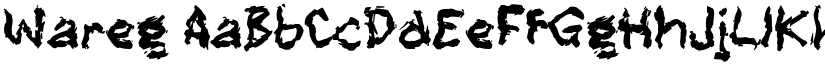Wareg font
