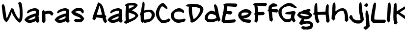 Waras font