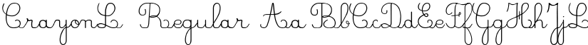 CrayonL Regular font