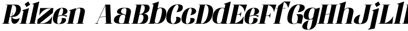 Rilzen font