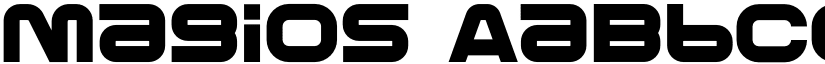 Magios font