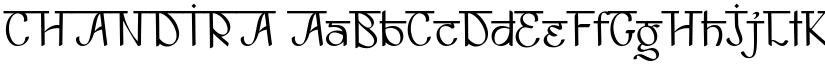CHANDIRA font