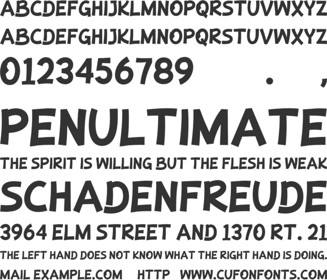 Brew font preview