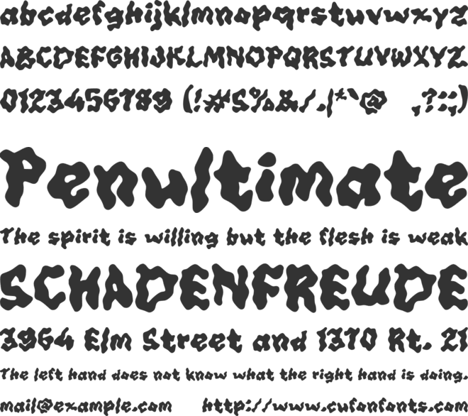 Walleno font preview