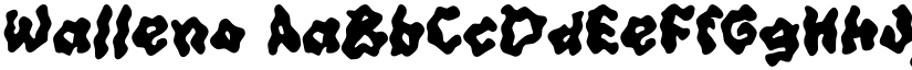 Walleno font