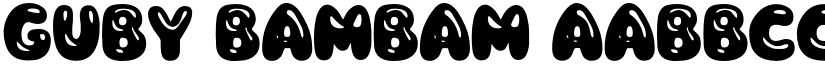 Guby Bambam font
