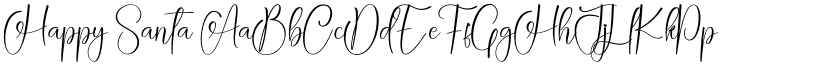 Happy Santa font