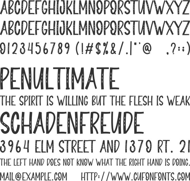 Christmas Starlight font preview
