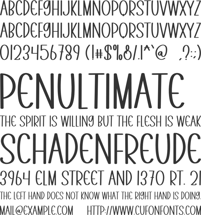 ADAPTATION font preview