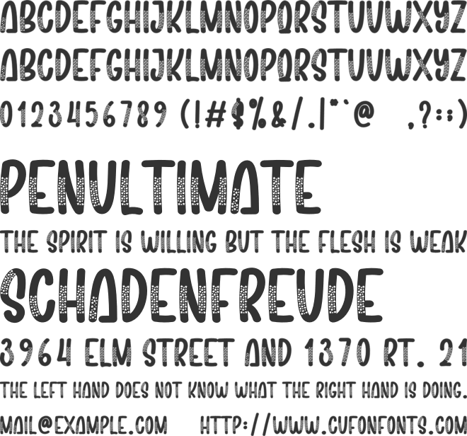 Rising Star font preview