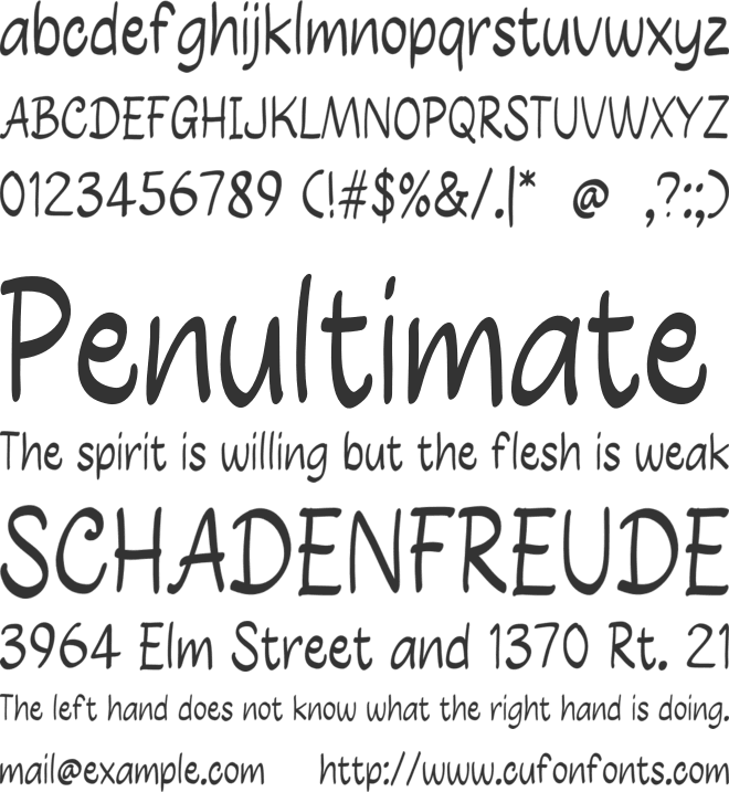 Ngawe Dewe font preview