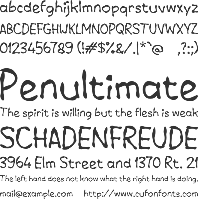 Wadalah font preview