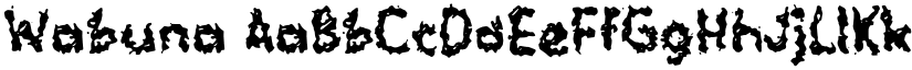 Wabuna font