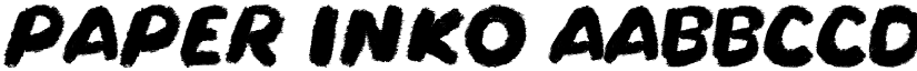 Paper Inko font
