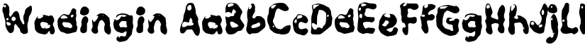 Wadingin font