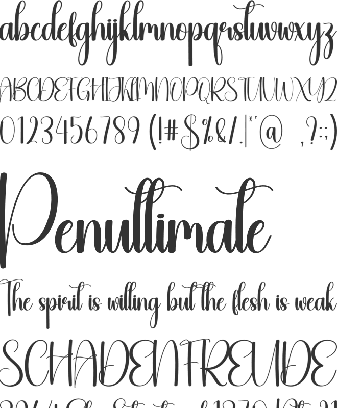 Christmasday font preview